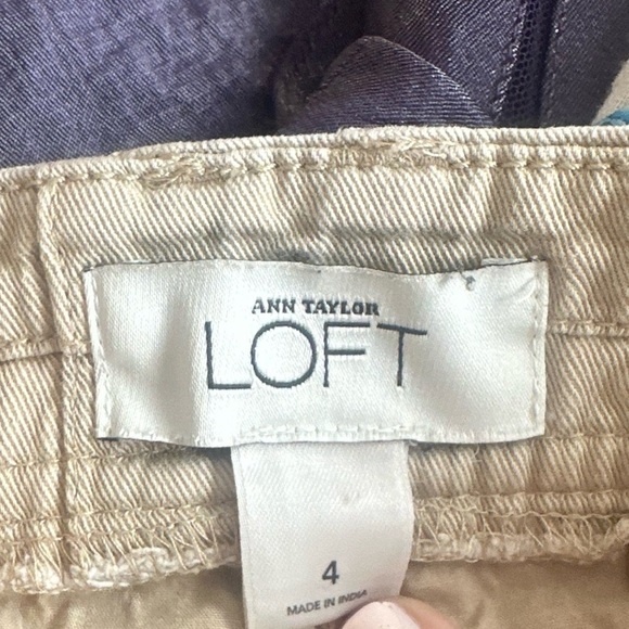 Ann Taylor Y2K patchwork pencil skirt khaki size 4 - Picture 6 of 10